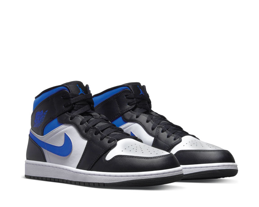 Air Jordan 1 Mid White / Racer Blue - Black 554724-140