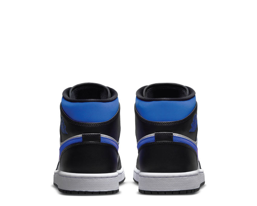 Air Jordan 1 Mid White / Racer Blue - Black 554724-140