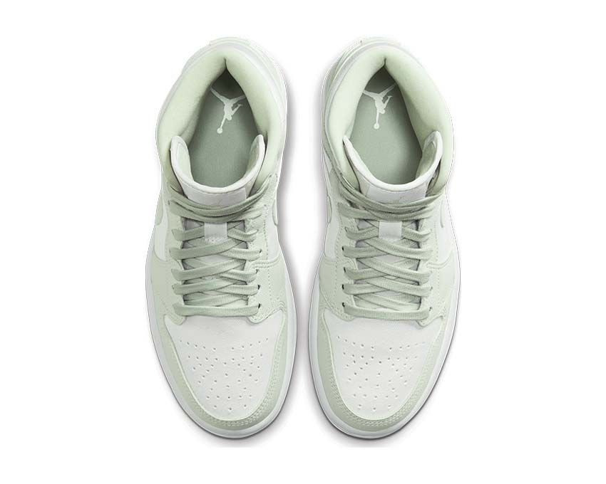 Air Jordan 1 Mid Wmns White / Spruce Aura - Spruce Aura CV5280-103
