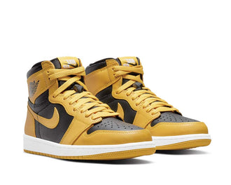 Jordan Air Jordan 1 Retro High OG Pollen White vista laterale — pelle liscia donna