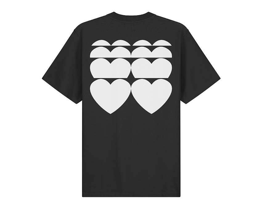 Arte Tzara Heart Tee Black SS22-098T