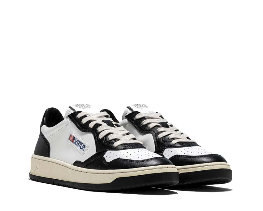 Autry Medalist Low Leat White / Black AULMWB01