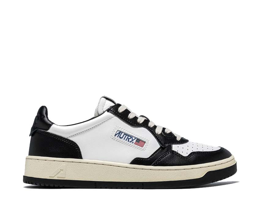 Autry Medalist Low Leat White / Black AULMWB01