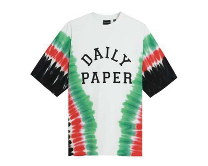 Daily Paper Mocta Tee Green / Red Tie Dye 2211085 Daily Paper Mocta Tee Green / Red Tie Dye 2211085