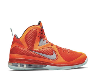 Nike LeBron IX Total Orange — zapatillas baloncesto firma NBA hombre