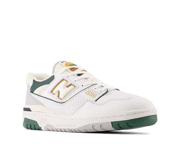 New Balance 550 White / Nightwatch Green / Grey BB550PWC