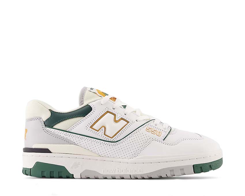 New Balance 550 White / Nightwatch Green / Grey BB550PWC