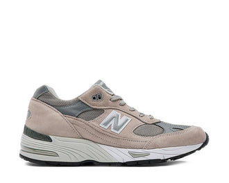 New Balance 991 Gris Made in UK — zapatilla mujer ante y mesh premium