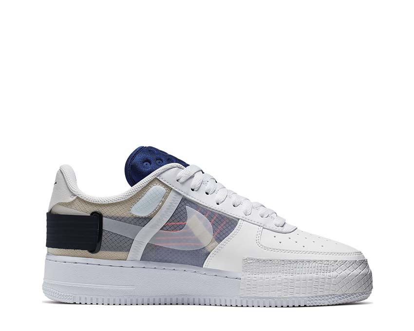 Nike AF1 TYPE Summit White Red Orbit White Black CI0054-100