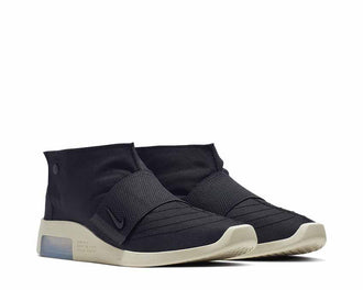 Nike Air Fear Of God Moc Black side view — neoprene material