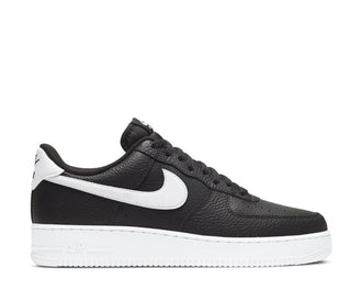 Nike Air Force 1 '07 Black — zapatillas hombre cuero negro triple black clásico