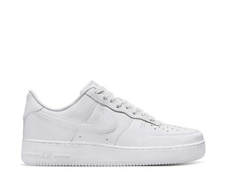 Nike Air Force 1 '07 Fresh White — zapatillas unisex cuero blanco anti-arrugas