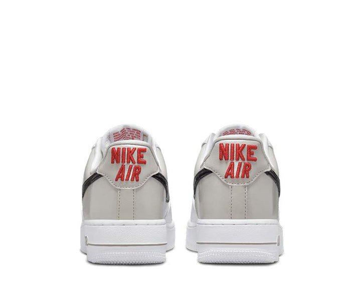 Nike Air Force 1 '07 Lt Iron Ore / Black - White - University Red DQ7570-001