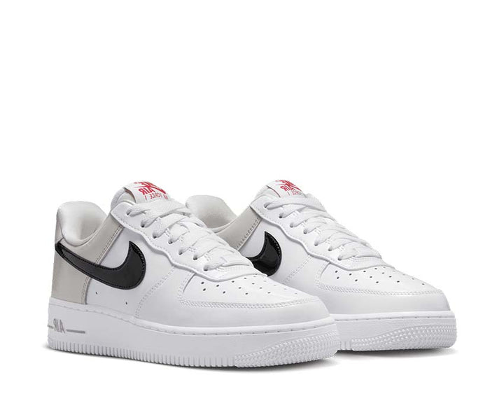 Nike Air Force 1 '07 Lt Iron Ore / Black - White - University Red DQ7570-001