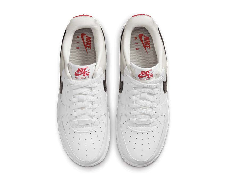 Nike Air Force 1 '07 Lt Iron Ore / Black - White - University Red DQ7570-001