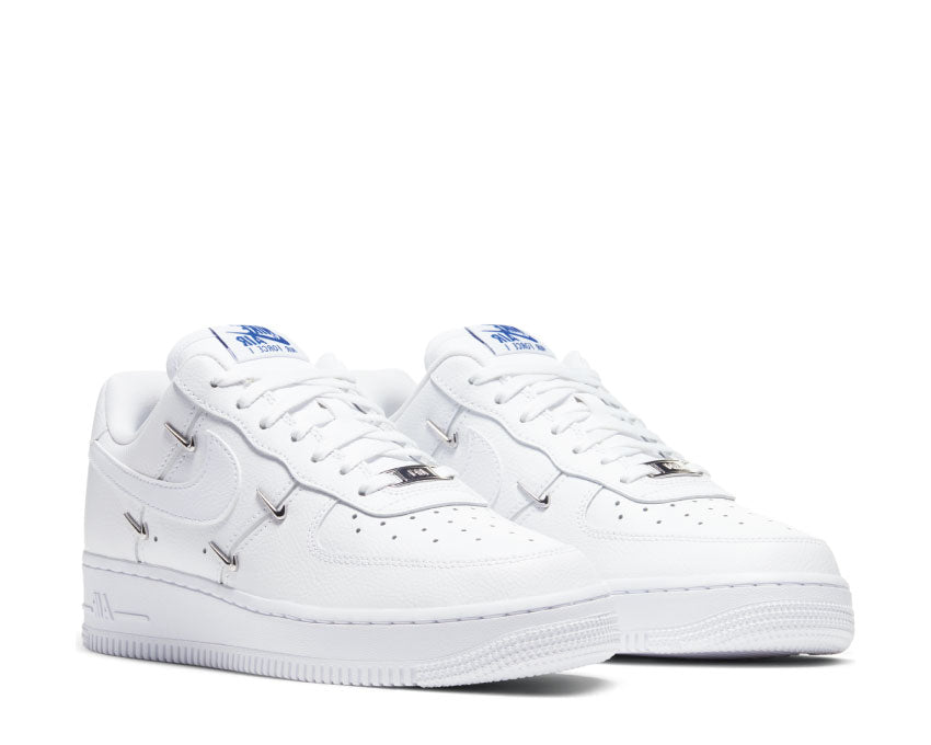 Nike Air Force 1 '07 LX White / White - Hyper Royal - Black CT1990-100