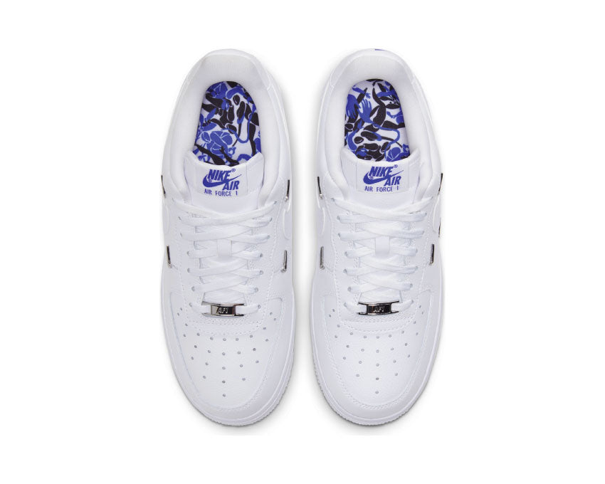 Nike Air Force 1 '07 LX White / White - Hyper Royal - Black CT1990-100