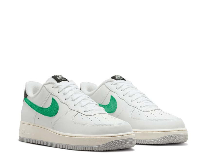 Nike Air Force 1 '07 Summit White / Malachite - Black - Citron Tint DR8593-100 Nike Air Force 1 '07 Summit White / Malachite - Black - Citron Tint DR8593-100
