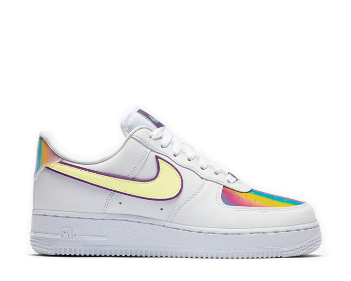 Nike Air Force 1 Easter White / Barely Volt - Hyper Blue CW0367-100