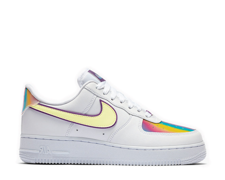 Nike Air Force 1 Easter White / Barely Volt - Hyper Blue CW0367-100