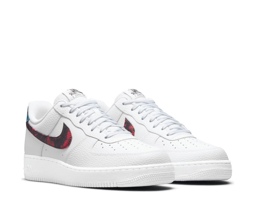 Nike Air Force 1 Low White / Bright Crimson - Laser Blue - Black DJ6889-100