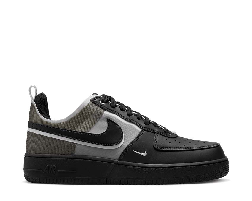 Nike Air Force 1 React Black / Black - White DM0573-002