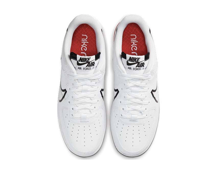 Nike Air Force 1 White / Black - University Red CD4366-100