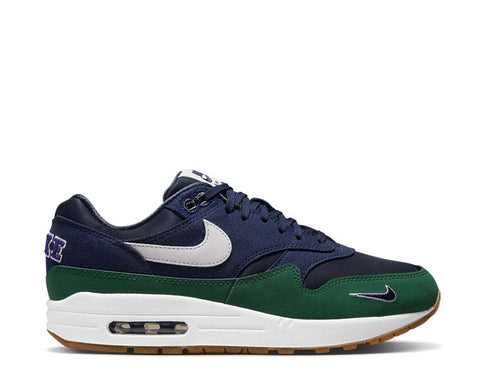 Nike Air Max 1 '87 QS W Obsidian / White - Midnight Navy - Gorge Green DV3887-400