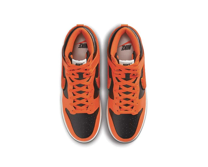 Nike Dunk High Black / University Gold - Summit White - Safety Orange DR8805-002