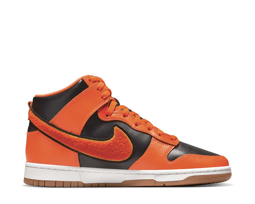 Nike Dunk High Black / University Gold - Summit White - Safety Orange DR8805-002