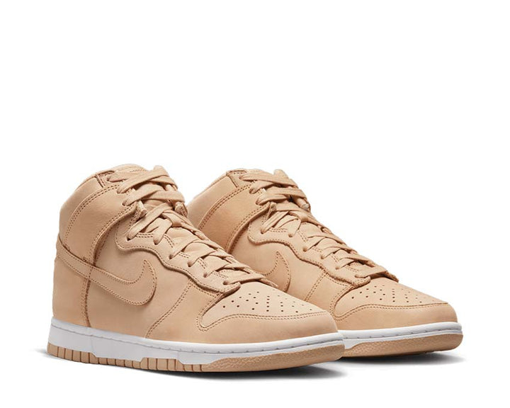 Nike Dunk High Premium Vachetta Tan / Vachetta Tan - White