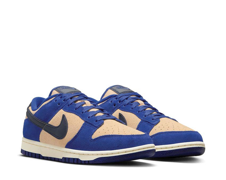 Nike Dunk Low Deep Royal Blue / Dark Obsidian - Sesame DV7411-400