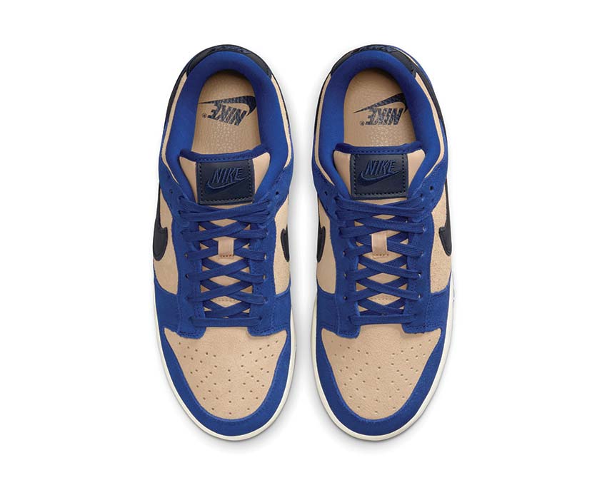 Nike Dunk Low Deep Royal Blue / Dark Obsidian - Sesame DV7411-400