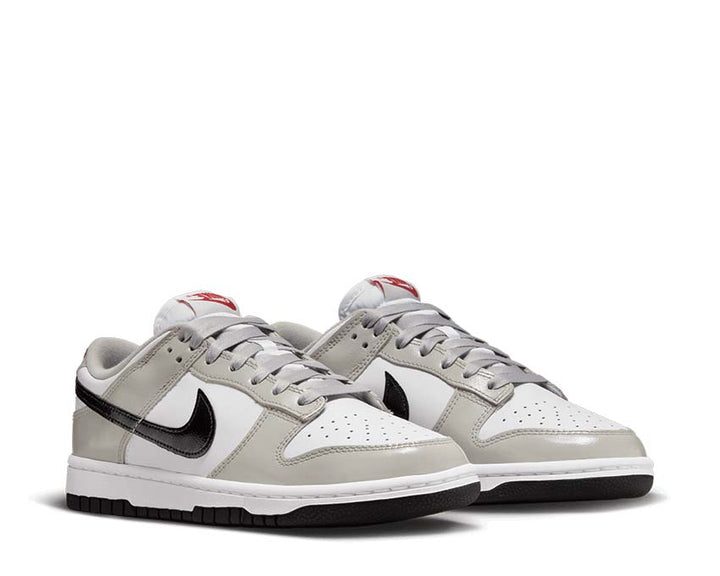Nike Dunk Low Ess Lt Iron Ore / Black - White - University Red DQ7576-001
