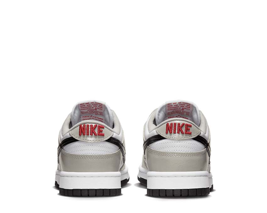Nike Dunk Low Ess Lt Iron Ore / Black - White - University Red DQ7576-001