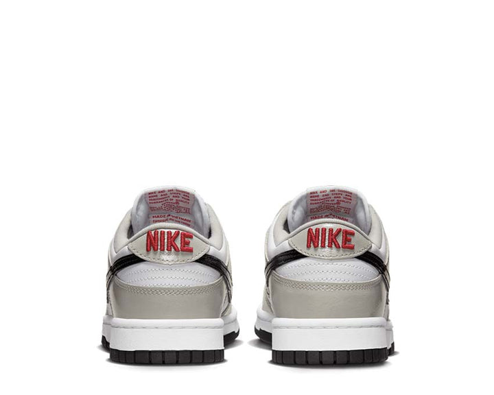 Nike Dunk Low Ess Lt Iron Ore / Black - White - University Red DQ7576-001