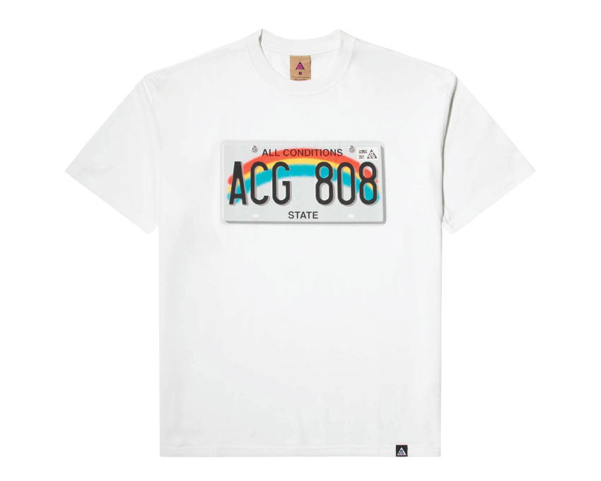 Nike M NRG ACG SS Tee License Plate Summit White DC5360-121