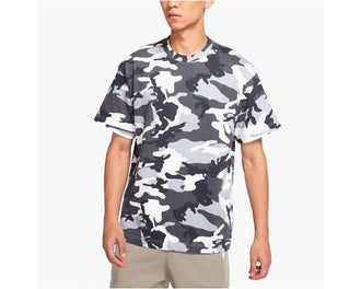 Nike NRG Solo Swoosh Tee Camo — t-shirt uomo camouflage grigio streetwear