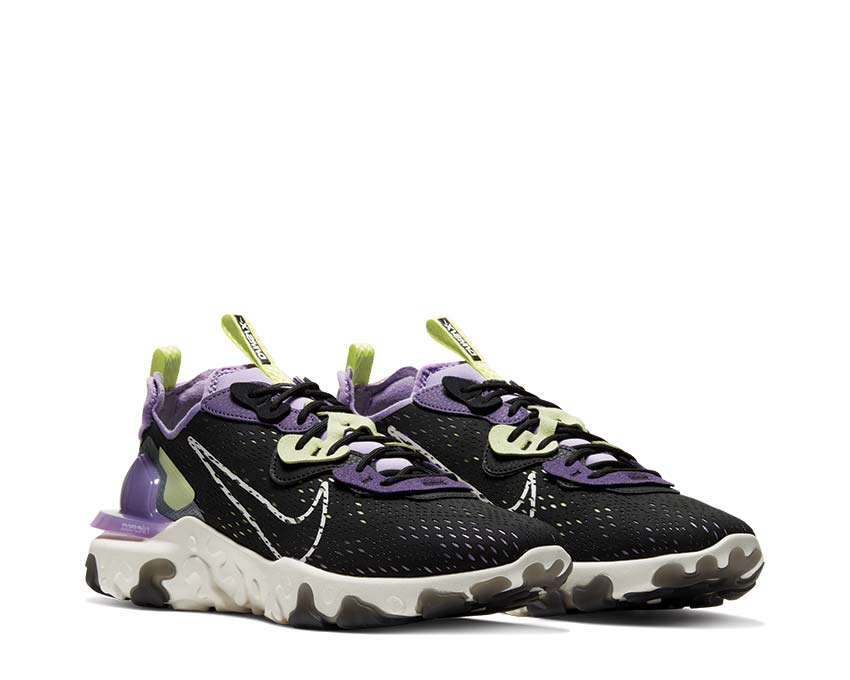 Nike React Vision Black / Sail - DK Smoke Grey - Gravity Purple CD4373-002