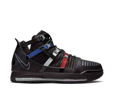 Nike Zoom Lebron 3 Black / Metallic Silver - University Red DO9354-001