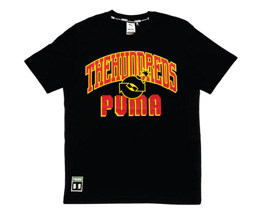 Puma x The Hundreds T-Shirt Dark Black 598314 51