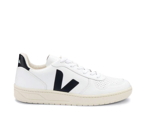 VEJA V-10 Leather White / Black VX0200005A