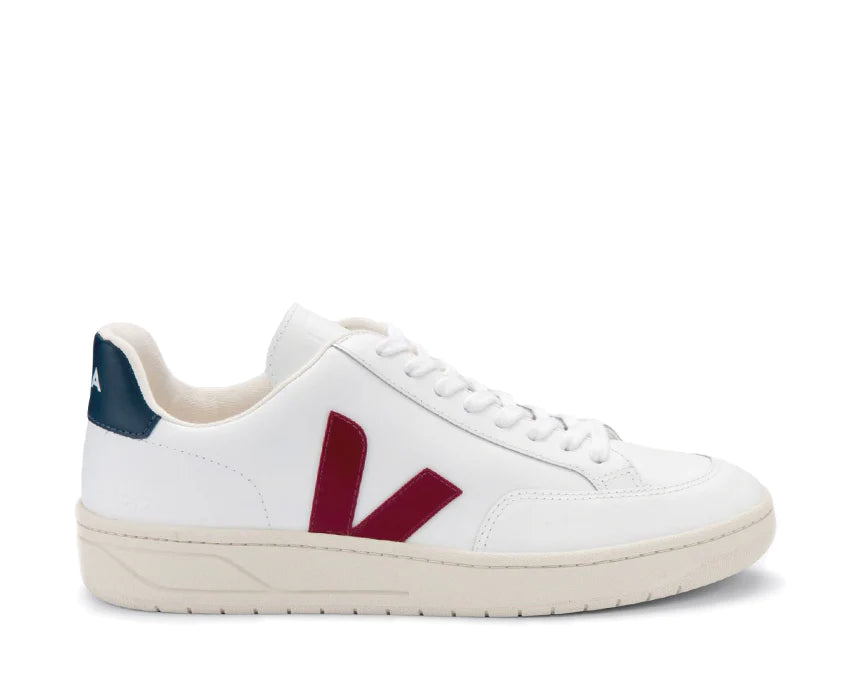 Veja V-12 Leather White Marsala Nautico XD021955A