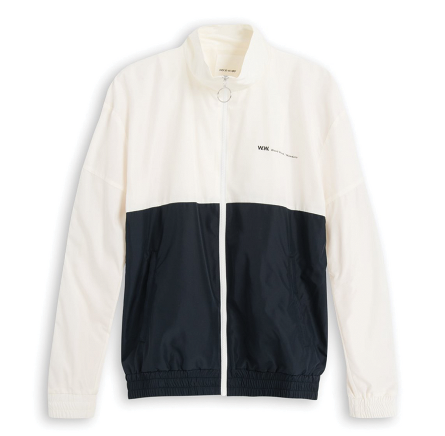 Wood Wood Homer Jacket Off White Navy 11815116-1221